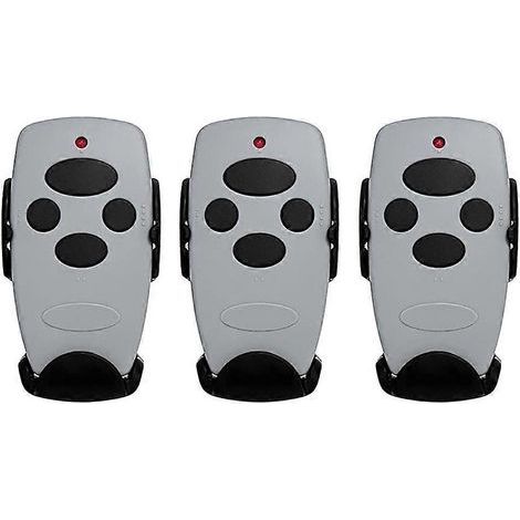 Lot de 3 télécommandes DOORHAN pour portail de garage 433 MHz, compatibles avec les émetteurs DOORHAN 2PRO et 4PRO. Porte-clés DOORHAN pour barrière. (1/5)