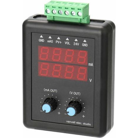 Générateur De Signaux 4-20Ma 0-10V, 24V Transmetteur De Courant Et De Tension, Source De Signal Et Courant Constant, Avec Affichage (1/4)