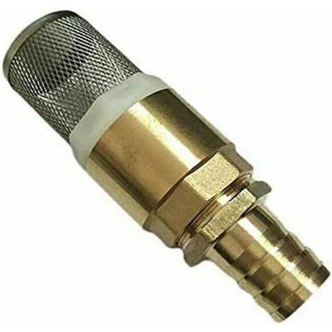 Filtre à clapet anti-retour - avec filtre en acier inoxydable et clapet anti-retour / clapet anti-retour / clapet anti-retour de pompe 88 x 37 mm (1/4)