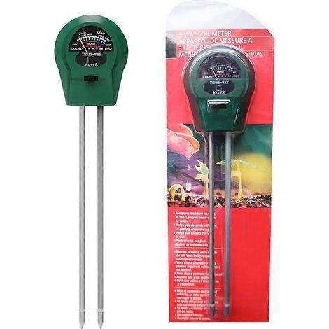 Lot de 2 hygromètres pour plantes, capteur d'humidité du sol 3 en 1, testeur d'humidité du sol, testeur d'humidité pour le jardinage, sans (1/5)