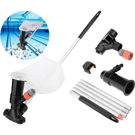 pour Spa Bassin, Aspirateur Piscine Manuel, Hydraulique sur Tuyau D'Arrosage, sans Électricité (Nero) (1/5)