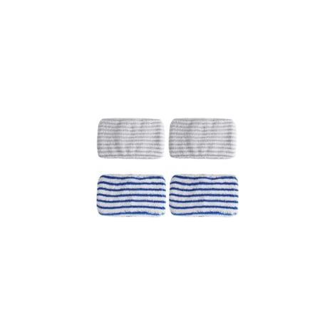 4 Ersatz-Mikrofasertücher passend für ROWENTA Clean & Steam ZR005801, ZR005804, ZR850002, RY7/RY8, Mikrofasermopp, Rowenta Clean & Steam Wipe-Crezuo