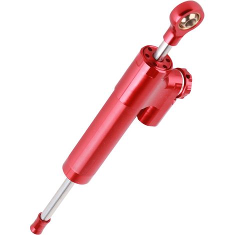 Universeller Motorradlenker aus Aluminiumlegierung, Lenkungsdämpfer, Stabilisator, Sicherheit und Kontrolle, rot (1/5)