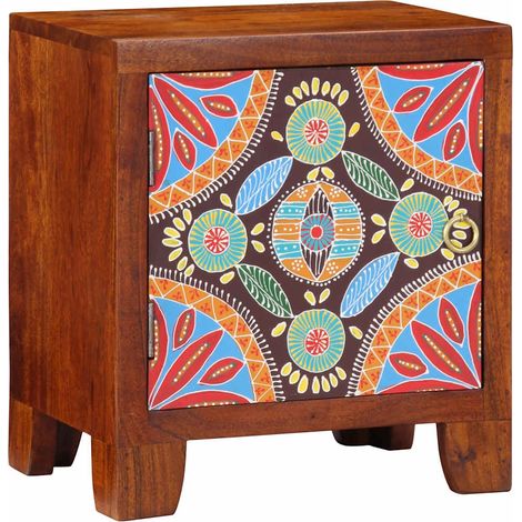 Nachttisch 40x30x45 cm Massivholz Akazie