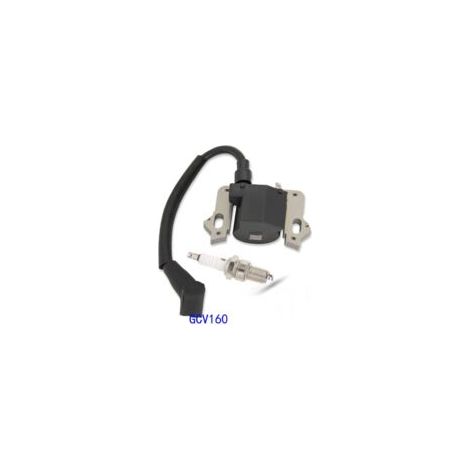 Bobina di accensione di ricambio con candela compatibile con GC135 GC160 GC190 GCV135 GCV160 GCV190 Compatibile con 0500-ZL8-004 - Crezuo