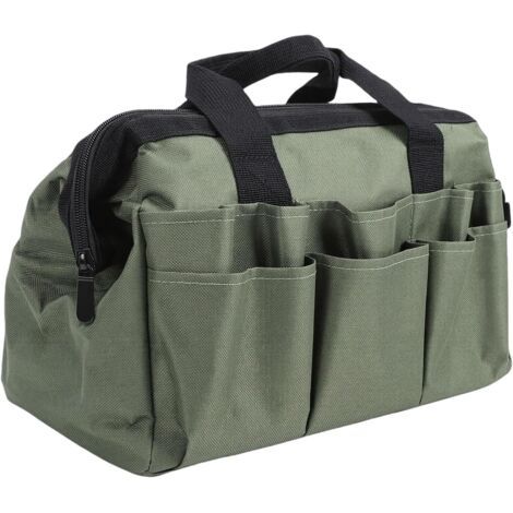 Ensemble D'outils de Jardin, Kit D'outils de Jardinage Ergonomique et Robuste en Tissu Oxford Durable, Cadeaux de Jardinage avec Sangle Multi-Poches, Attaches Réglables (1/5)