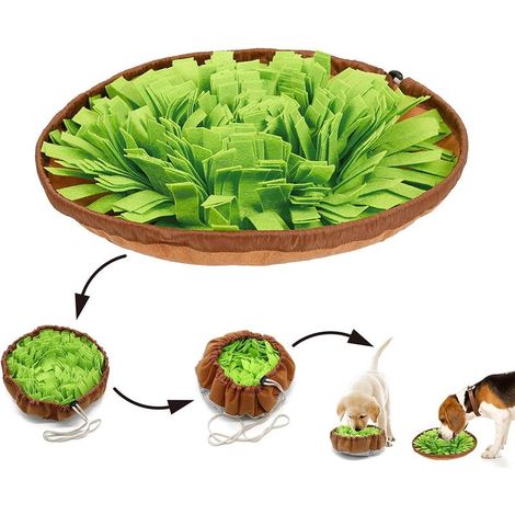 Tapis fouille chien interactif, jeu olfactif alimentation lente (1/5)