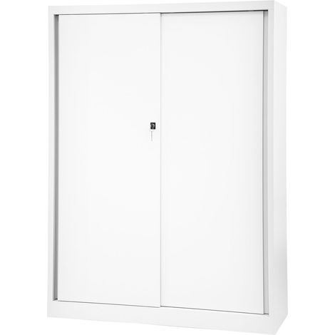 BISLEY Schiebetürenschrank ECO Verkehrsweiß (1/5)
