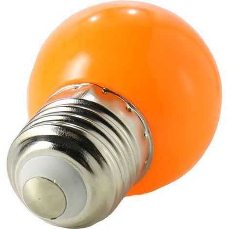Jandei - Ampoule LED couleur 1W E27 fête ORANGE Ampoule LED E27 Couleurs (1/2)