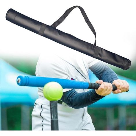 Sac à dos de batte de baseball conçu pour accueillir 53,3 cm à 76,2 cm, solution de transport portable avec bretelles réglables et poignée (1/5)