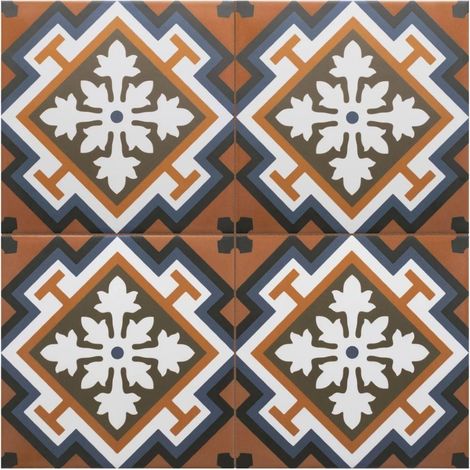 Carrelage Imitation Carreaux De Ciment 20x20 cm RIVOLI Chelsea (1/2)