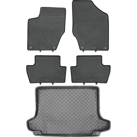 Peugeot 308 I SW Kombi de 2007 a 2013. Juego de alfombrillas de goma para coche y maletero. (1/5)