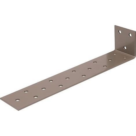 Flachstahl-Betonanker DURAVIS® 205 x 40 x 40 mm, Material: Stahl, sendzimirverzinkt, Oberfläche: perlbeige RAL 1035