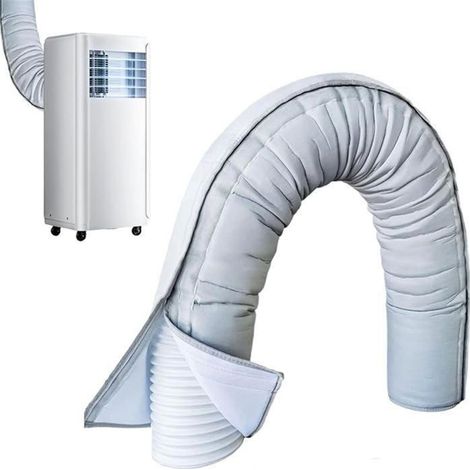 Copertura protettiva per tubo flessibile del condizionatore portatile - Copertura protettiva morbida, termoisolante e antipolvere per condizionatore portatile. (1/4)