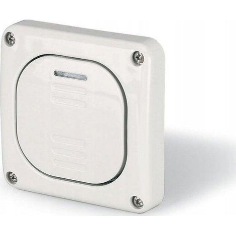 Scame PROTECTA interruptor cruz empotrado gris robusto