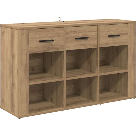 Sideboard Artisan Oak 100 x 30 x 59.5 cm Engineered Wood vidaXL