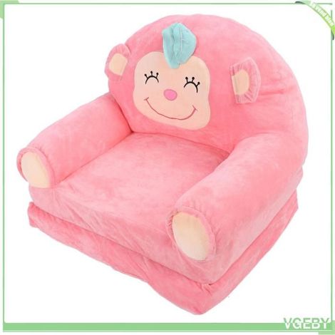 Fafeicy Canapé pour enfants Canapé pliant pour enfants, en peluche douce, chaise longue pour la maison, puericulture aire Rose (1/5)