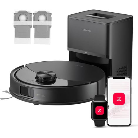 Set Aspirateur Robot Laveur avec Station, 10000 Pa Vidage Automatique, Double Anti-emmêlement, Système VibraRise 2.0, Navigation (1/5)