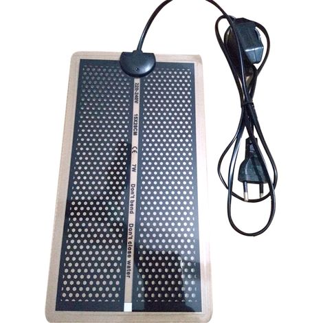 Tapis chauffant électrique alvéolé 7W pour animaux de compagnie, idéal pour les reptiles et autres animaux domestiques. (1/5)