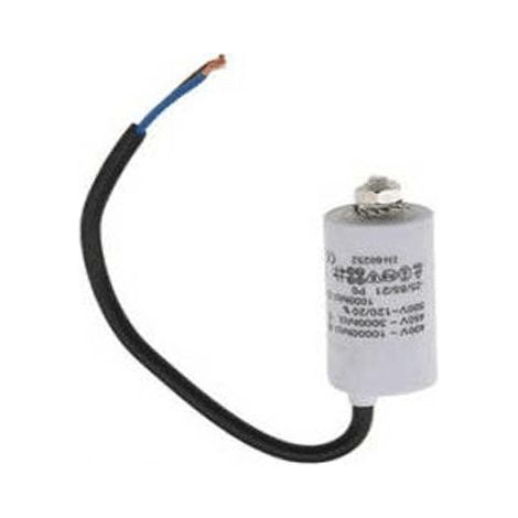 CONDENSATEUR PERMANENT 2 MF A FILS 450V POUR LAVE LINGE - 992.627