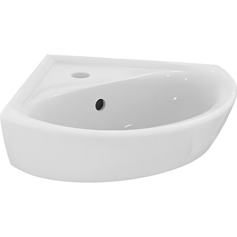 Armitage Shanks Sandringham 21 Wall Hung Corner Basin 480mm Wide - 1 Tap Hole (1/2)