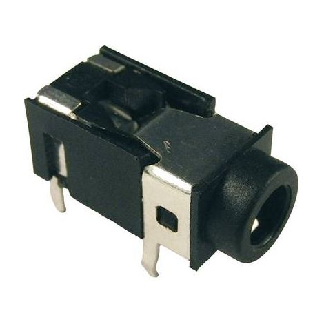 Jack 3.5 mm embase femelle horizontale Cliff FC68125 Nombre de pôles: 4 stéréo noir 1 pc(s) (1/3)