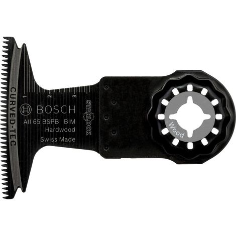 Bosch – Lot de 5 lames de scie sabre 65mm – Acier HCS et HSS – Pour bois dur et stratifié – Assemblage bimétallique durable (1/10)