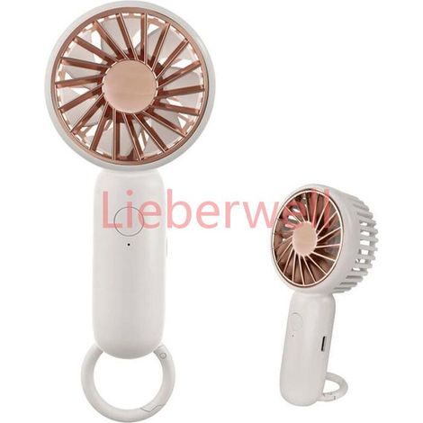 Ventilateur portatif , PZCC , Trois vitesses de vent , Moteur sans balais puissant , Batterie rechargeable (1/4)