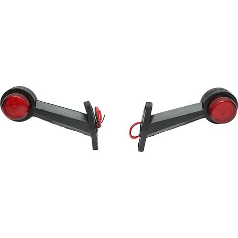 Set di luci di posizione laterali a LED 12/24V, rosso-bianco Breckner Germany (1/5)