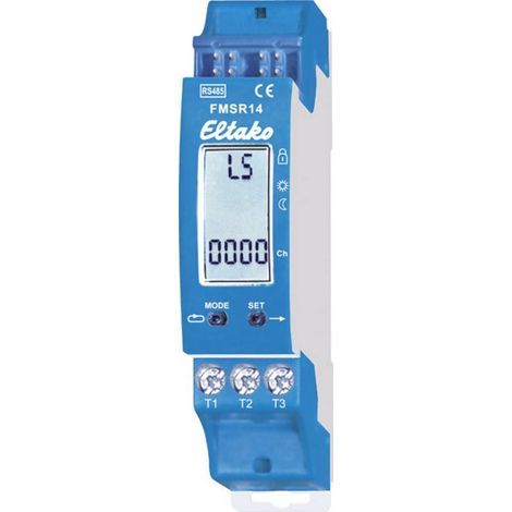 Actuador domótico Eltako fmsr14 5 canales montaje carril DIN