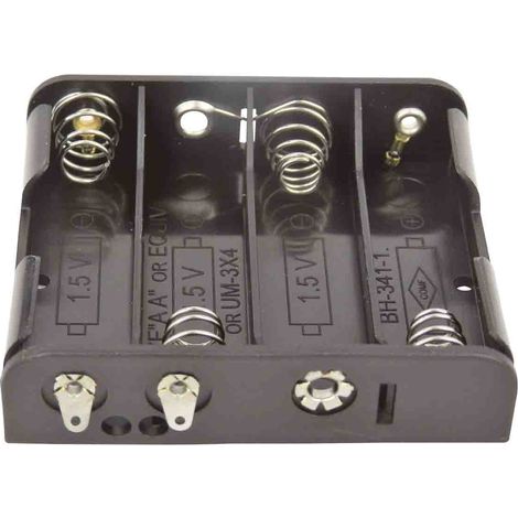 Porte-pile 4 x RS PRO AA ( Prix pour 1 )