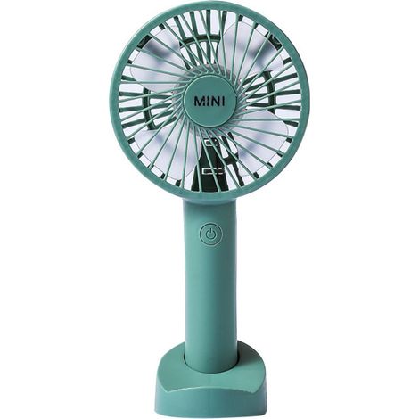 Ventilador USB - Mini Ventilador Portátil con Base - Para Estudiantes y Dormitorios - Batería Recargable Integrada - 1 Unidad (1/5)