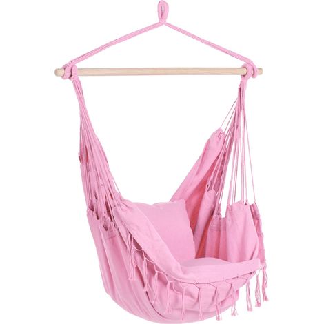 Hängesessel BONEA Baumwolle Rosa