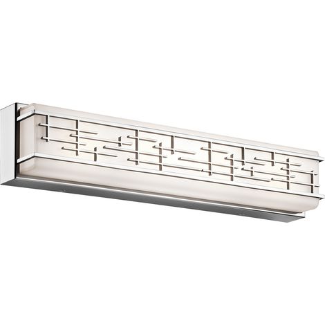 Elstead Zolon - LED Badezimmer Große Wandleuchte Chrom IP44 (1/2)