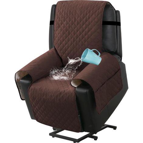 Housse de canapé - Marron foncé (Taille S) (1/5)
