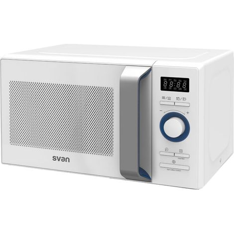Microondas 20L SVAN SMW2800DGB Blanco Sobremesa, 800W, 1000W,
