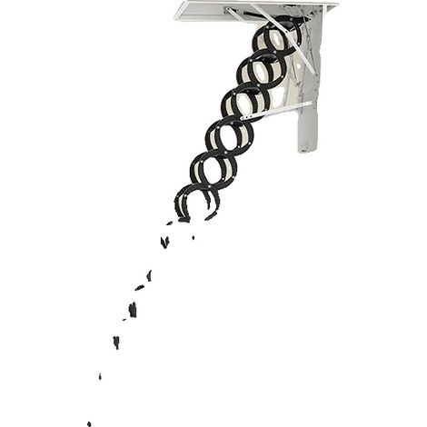 Échelle de grenier, Mécanisme escamotable, Rampes ergonomiques, type2 (1/2)