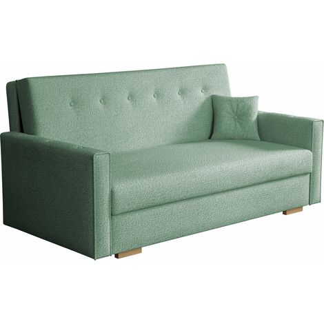 Sofá cama Caelrin IV, Coral 55, Almacenaje, 0, 85x173x100cm, Muebles ya montados
