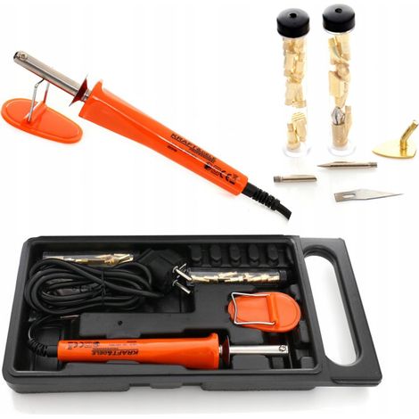 Grabador de cuero y madera + Estuche Kraft&Dele KD10188 (1/5)