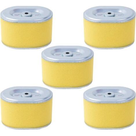 Set di 5 filtri aria per Honda GX160, GX200, GX140, GX100, GX110, GX120, filtro aria ADEFOL con prefiltro, ricambi professionali per motori da 5 CV, 5,5 CV e 6 CV.