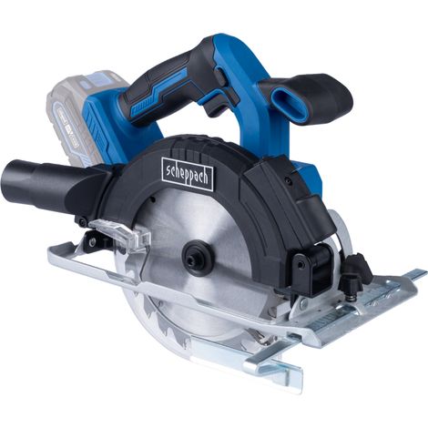 Scheppach Scie Circulaire sans fil IXES 20V - C-HCS165-X - 4500min-1 - Lame Ø165mm - Softstart - Inclinaison 45° - Profondeur 53mm - Vendue sans batterie ni chargeur (1/5)