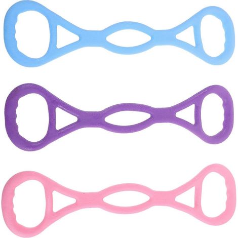 Ensemble de 12 pièces comprenant une bande de résistance pour le yoga, une corde d'étirement et un kit d'entraînement du dos. (1/5)