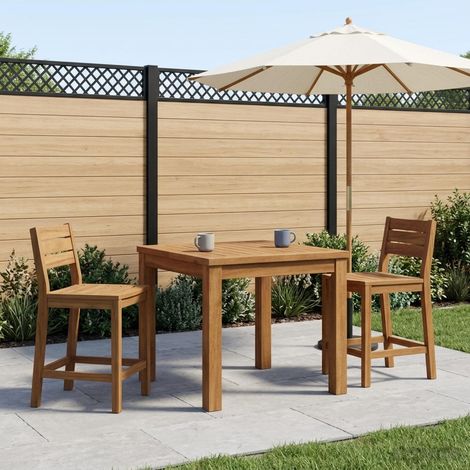 vidaXL Mesa de centro Natural 49 x 48,5 x 36 cm (1/5)