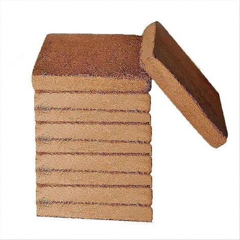10 pièces Organic coconut fiber pour plantes organic coconut bricks (1/5)