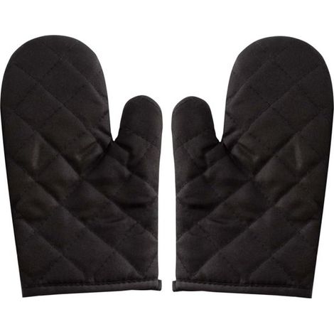 1 par de guantes de cocina resistentes al calor, guantes de repostería antideslizantes extragruesos, aptos para horno, tamaño 2818 cm, morado (1/5)