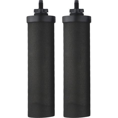 Élément de filtre à eau, cartouches de charbon actif pour système de filtration par gravité Berkey BB9-2 Noir (1/4)
