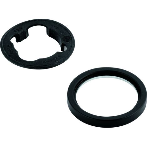 Grohe Rosette rund für Waschtischbatterie ohne Zugstange, Phantom Black, 48603KF0 (1/2)