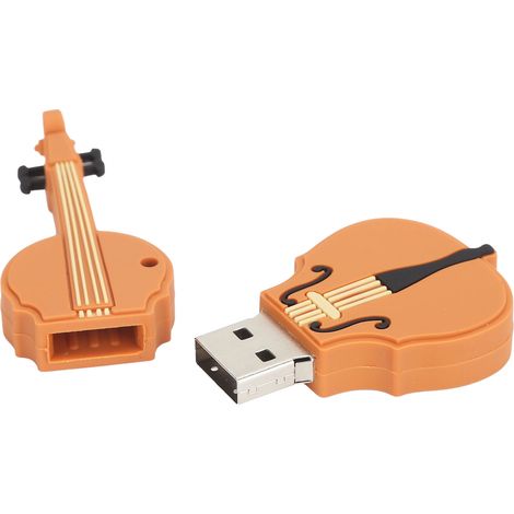 Clé USB 64GB Violon pour Musique - Stockage Portable Bureau Maison