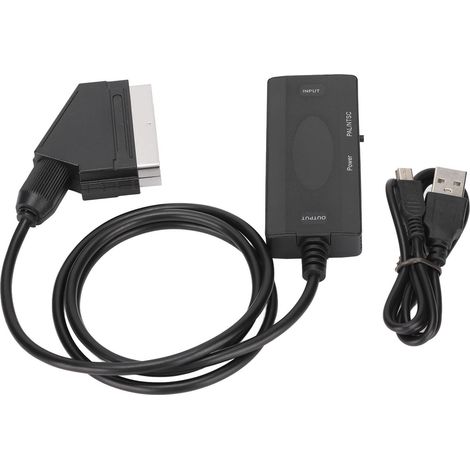 Adaptateur HDMI vers Péritel Convertisseur Full HD 720P 1080P pour TV, Moniteur, Vidéoprojecteur (1/5)