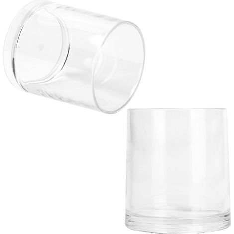 200 ml Weinglas, kleines rundes Wein-, Tee-, Whisky- und Getränkeglas für Familienbars und Restaurants, transparent (1/5)